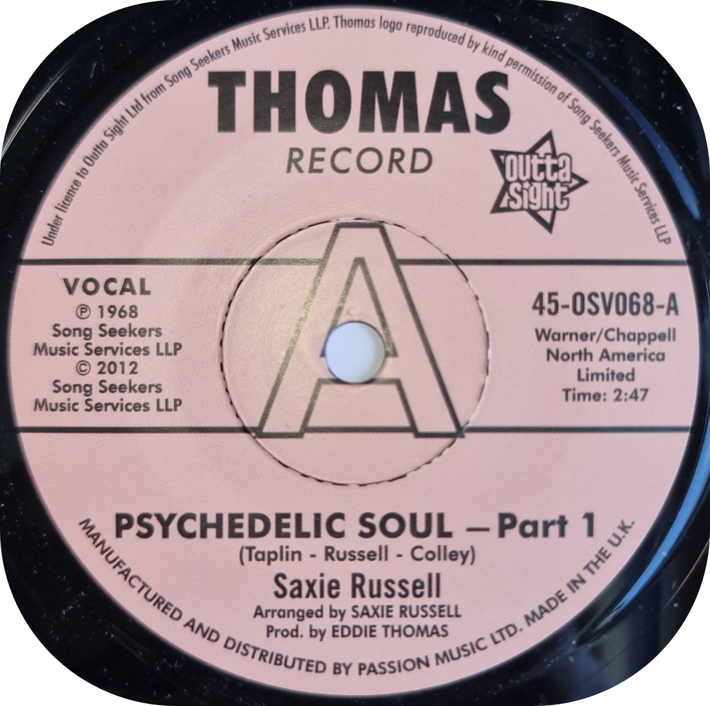 Saxie Russell - Psychedelic Soul - Thomas