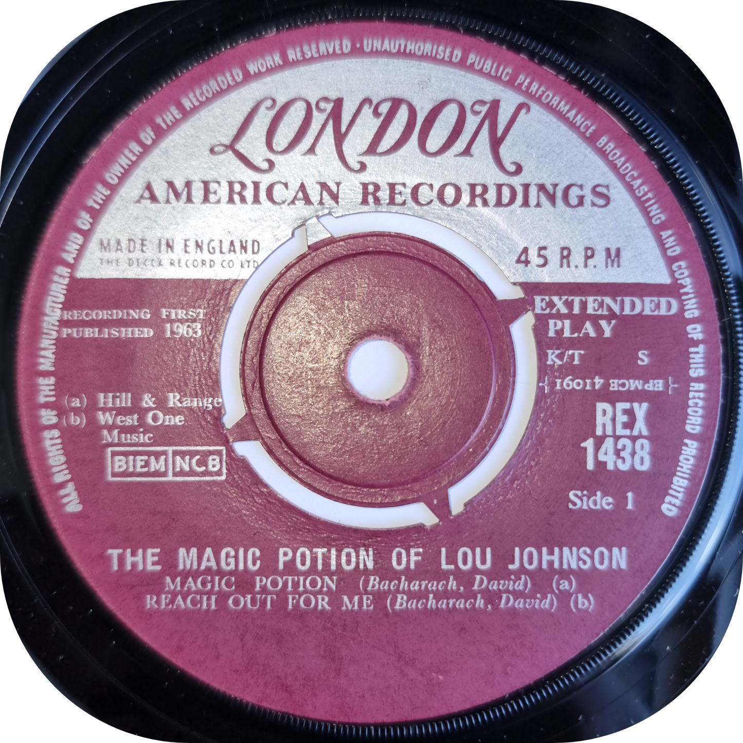 Lou Johnson - The Magic Potion Of Lou Johnson - London E.P
