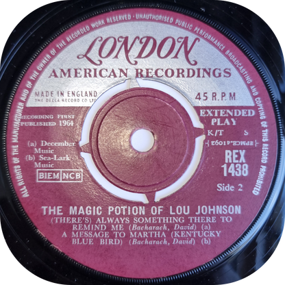 Lou Johnson - The Magic Potion Of Lou Johnson - London E.P