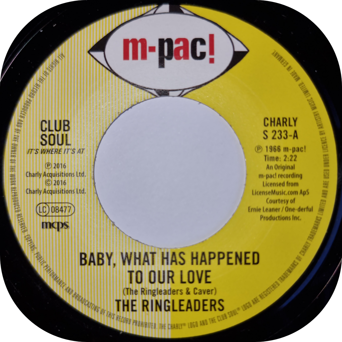 Ringleaders, The - Baby, What Has Happened To Our Love - M-Pac