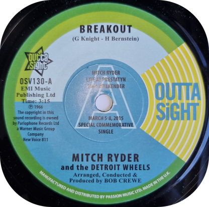 Mitch Ryder - Breakout - Outta Sight SIGNED