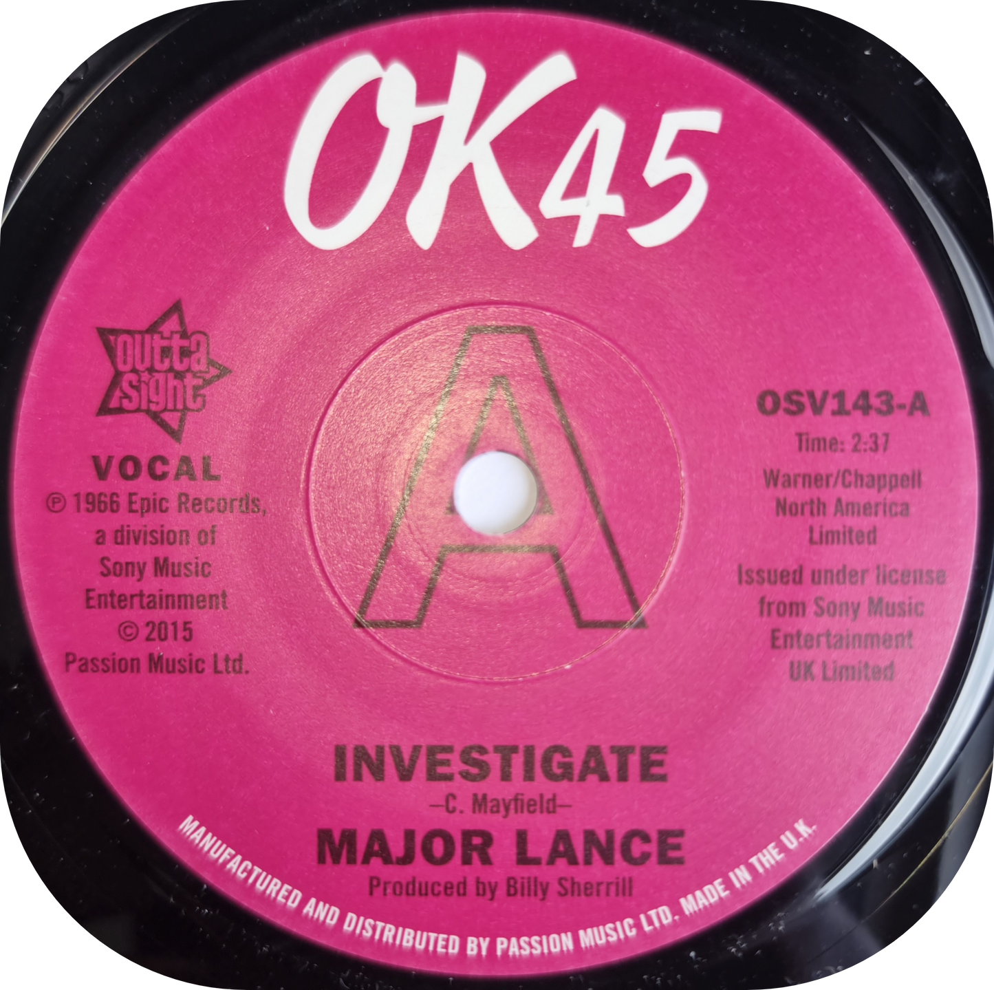Major Lance - Investigate - OK45