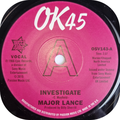 Major Lance - Investigate - OK45
