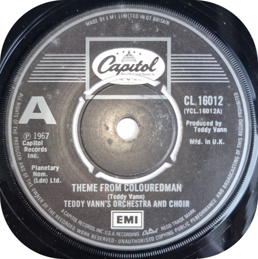 Teddy Vann's Orchestra - Theme From Colouredman - Capitol