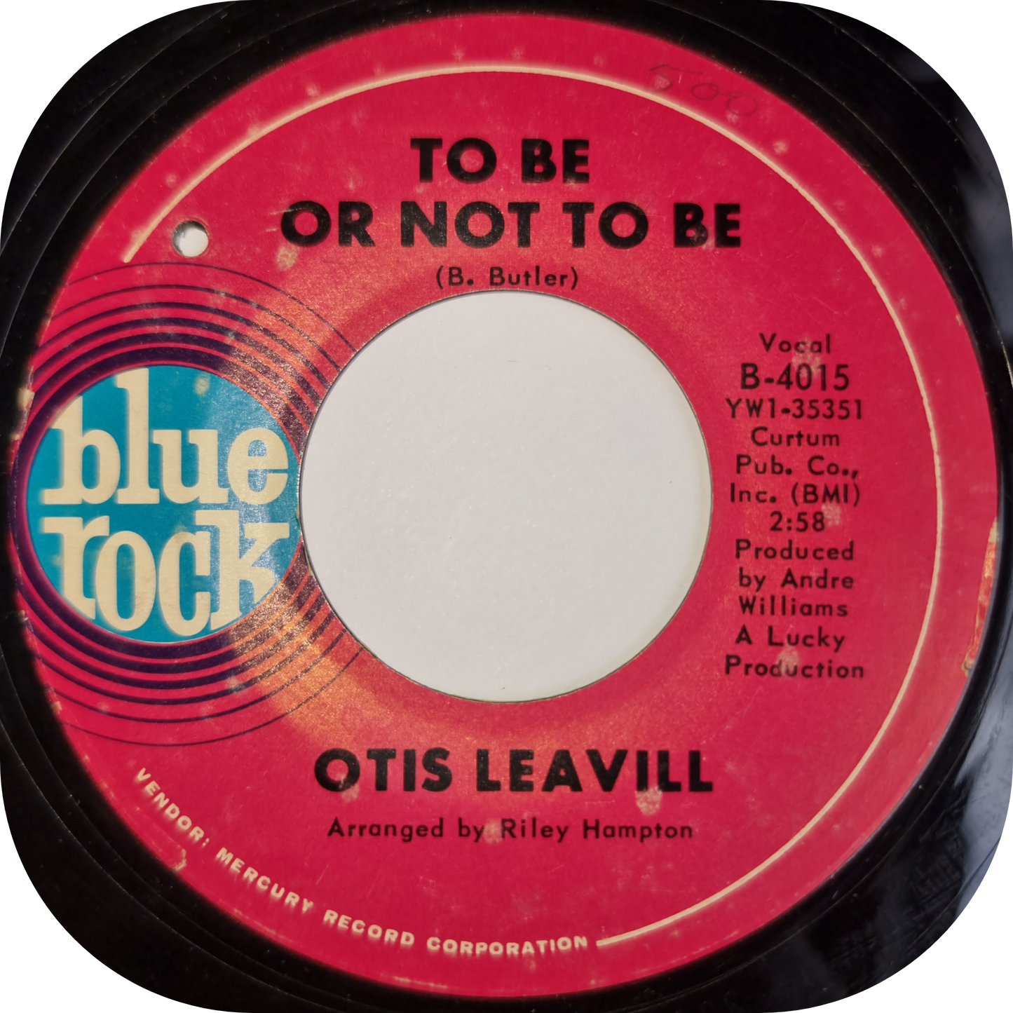 Otis Leavill - Boomerang - Blue Rock