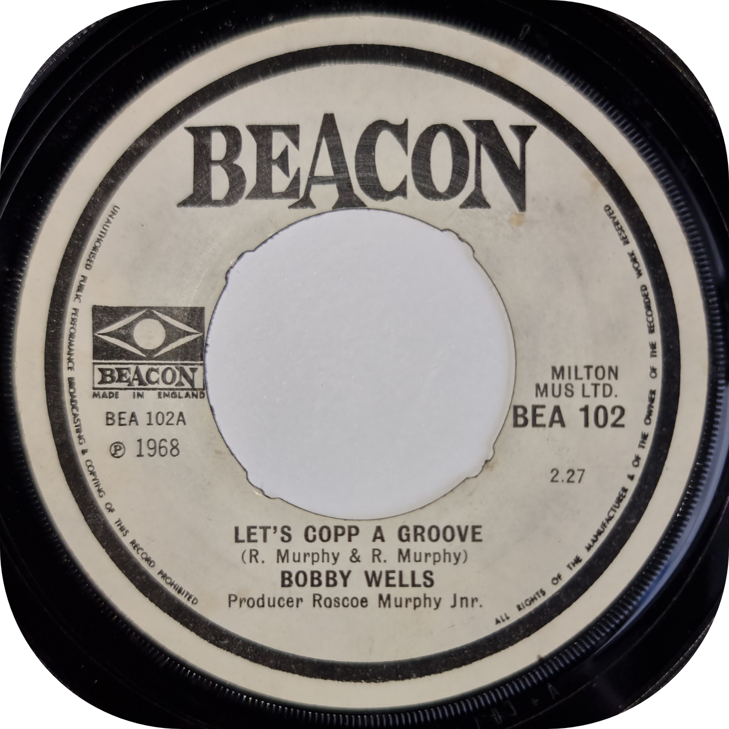 Bobby Wells - Let's Copp A Groove - Beacon