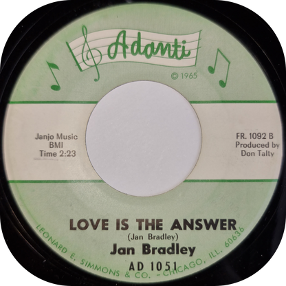 Jan Bradley - Back In Circulation - Adanti