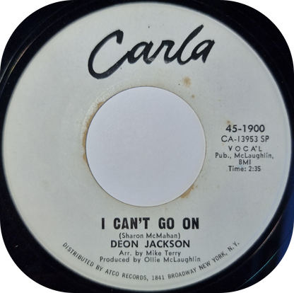 Deon Jackson - I Can't Go On - Carla DEMO