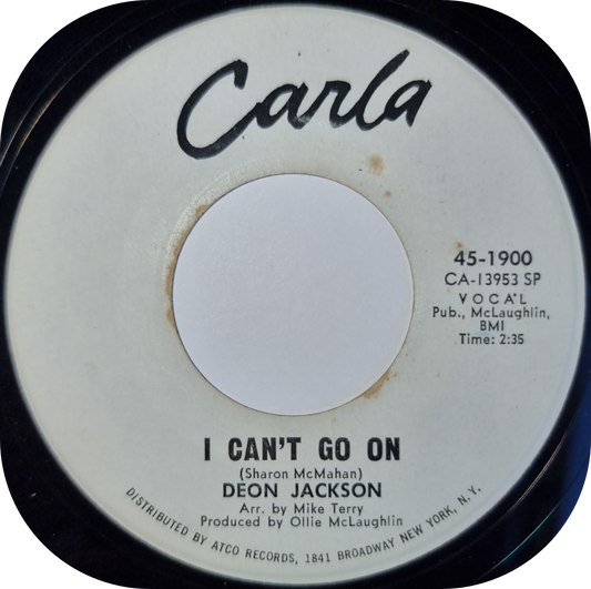 Deon Jackson - I Can't Go On - Carla DEMO