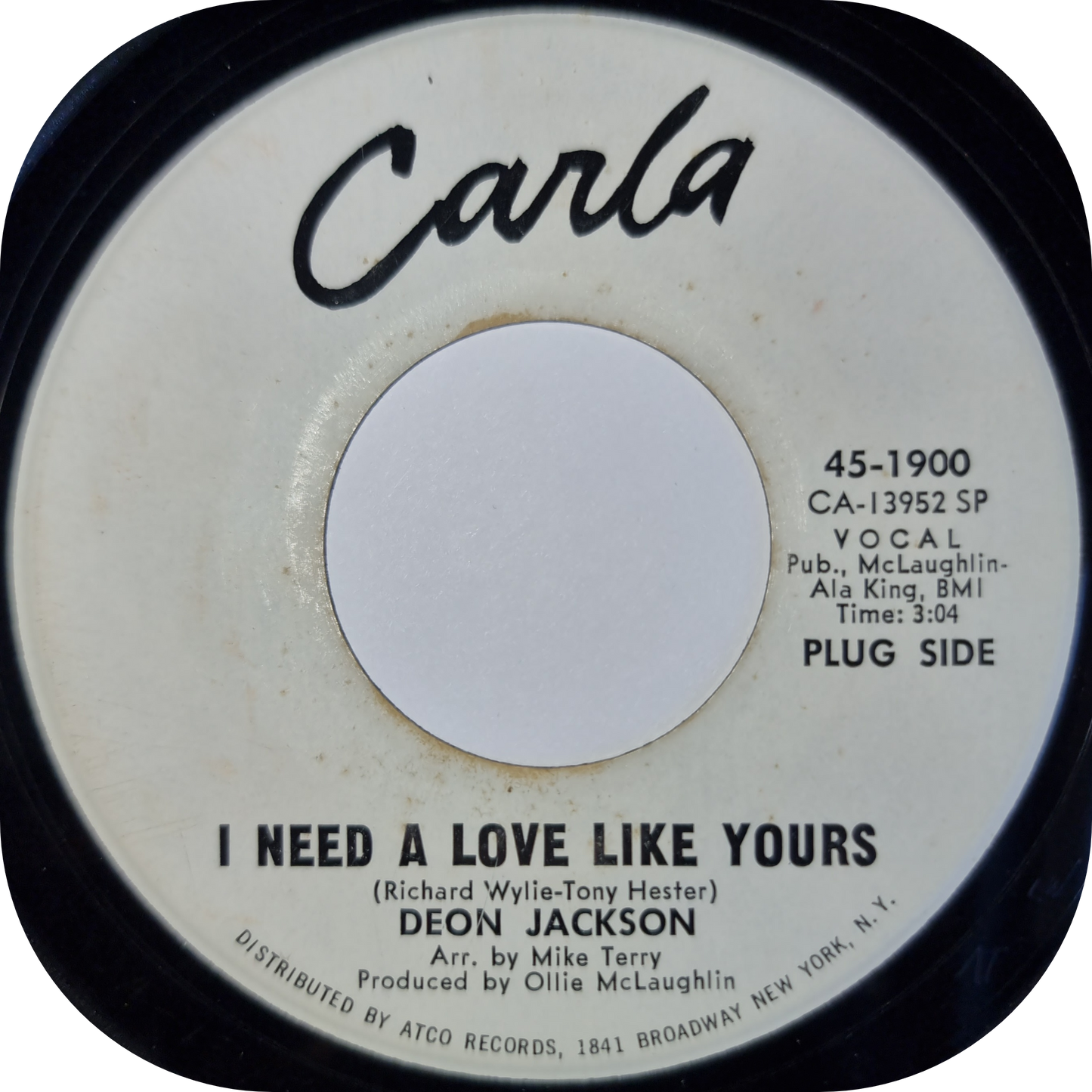 Deon Jackson - I Can't Go On - Carla DEMO
