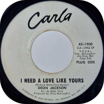 Deon Jackson - I Can't Go On - Carla DEMO