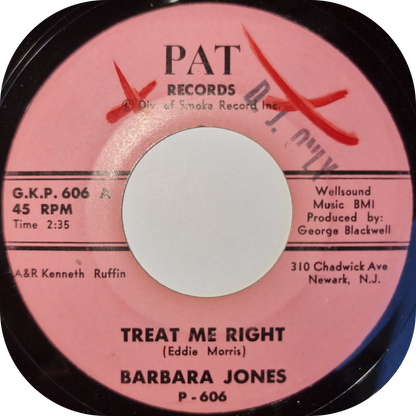 Barbara Jackson - Treat Me Right - Pat