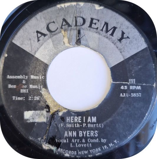 Ann Byers - Here I Am - Academy