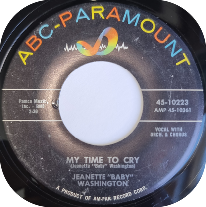 Jeanette 'Baby' Washington - Let Love Go By - ABC Paramount