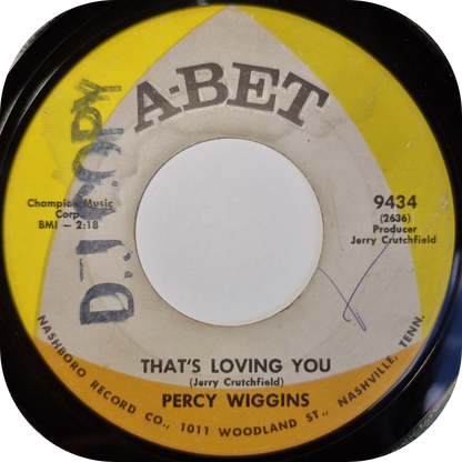 Percy Wiggins - That's Loving You - A-Bet