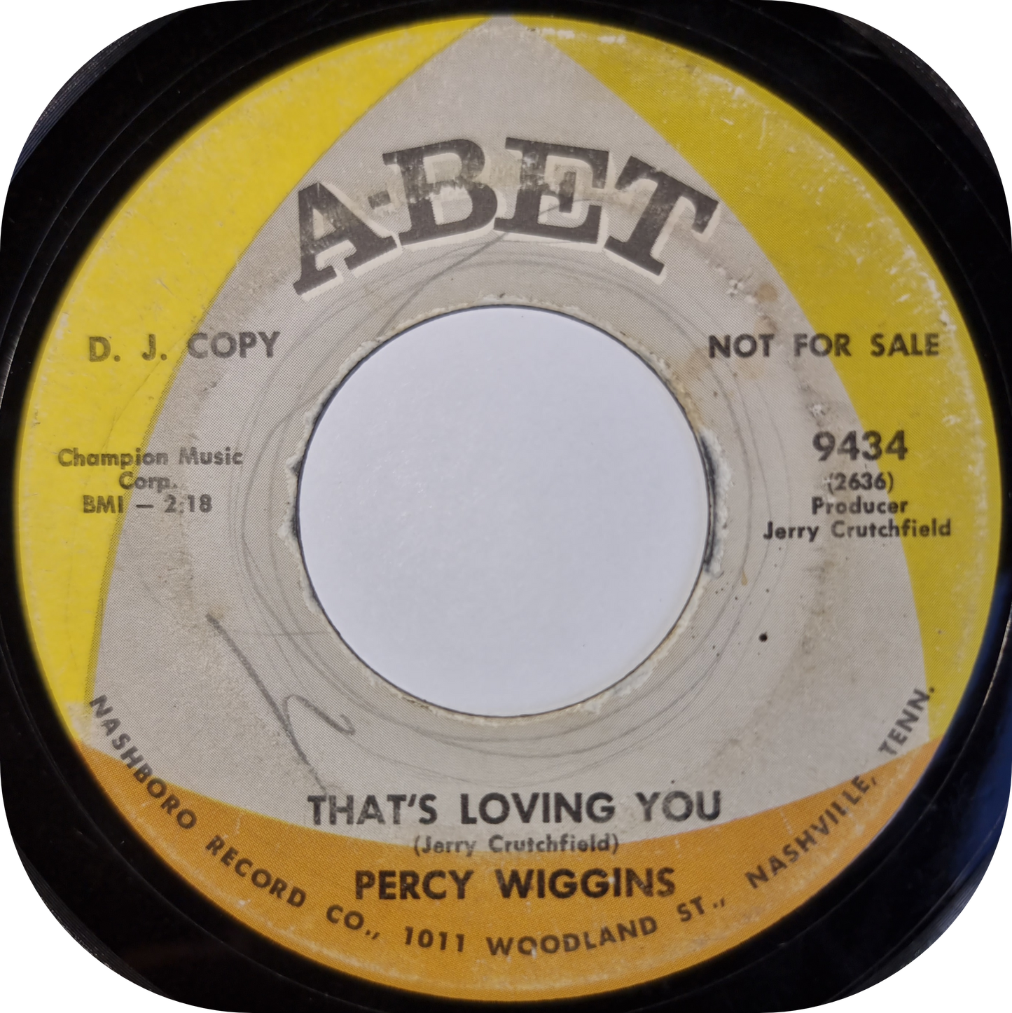 Percy Wiggins - That's Loving You - A-Bet DEMO