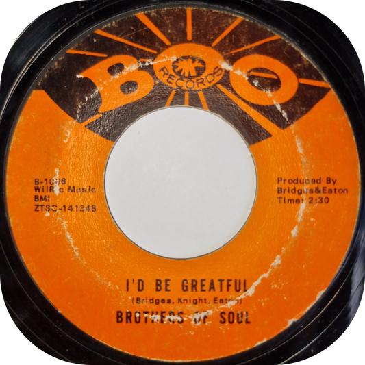 Brothers Of Soul - I'd Be Greatful - Boo