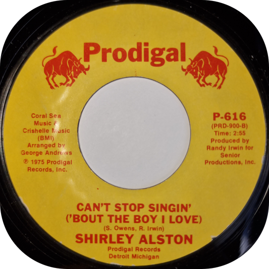 Shirley Alston - Can't Stop Singin' - Prodigal