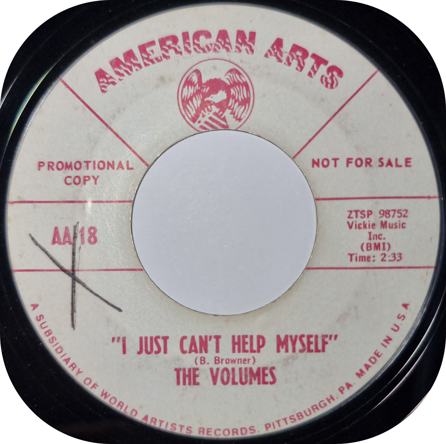 Volumes, The - I Just Can't Help Myself - American Arts DEMO