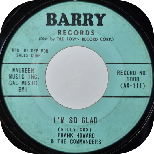 Frank Howard - I'm So Glad - Barry