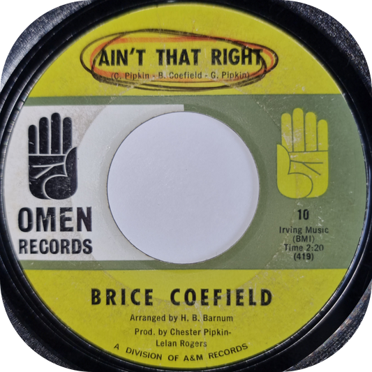 Brice Coefield - Ain't That Right - Omen