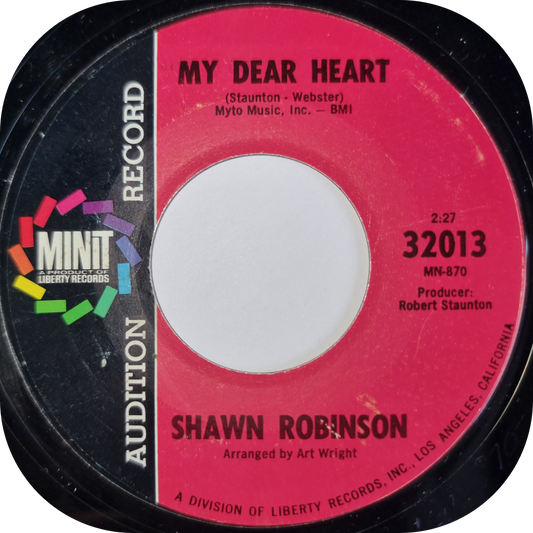 Shawn Robinson - My Dear Heart - Minit DEMO