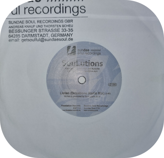 Soulutions Ft Drizabone - Listen - Sundae Soul