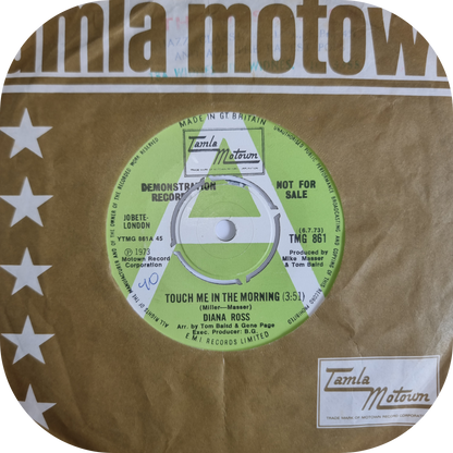 Diana Ross - Touch Me In The Morning - Tamla Motown DEMO