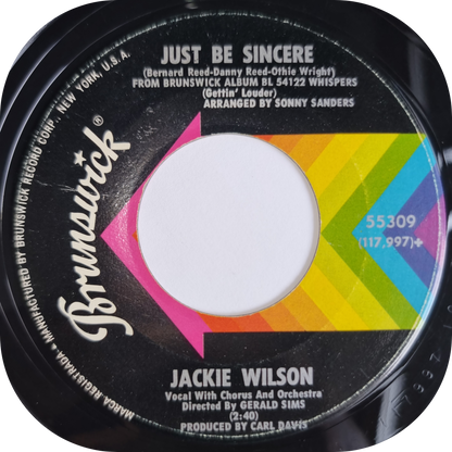 Jackie Wilson - I Don't Want To Lose You - Brunswick
