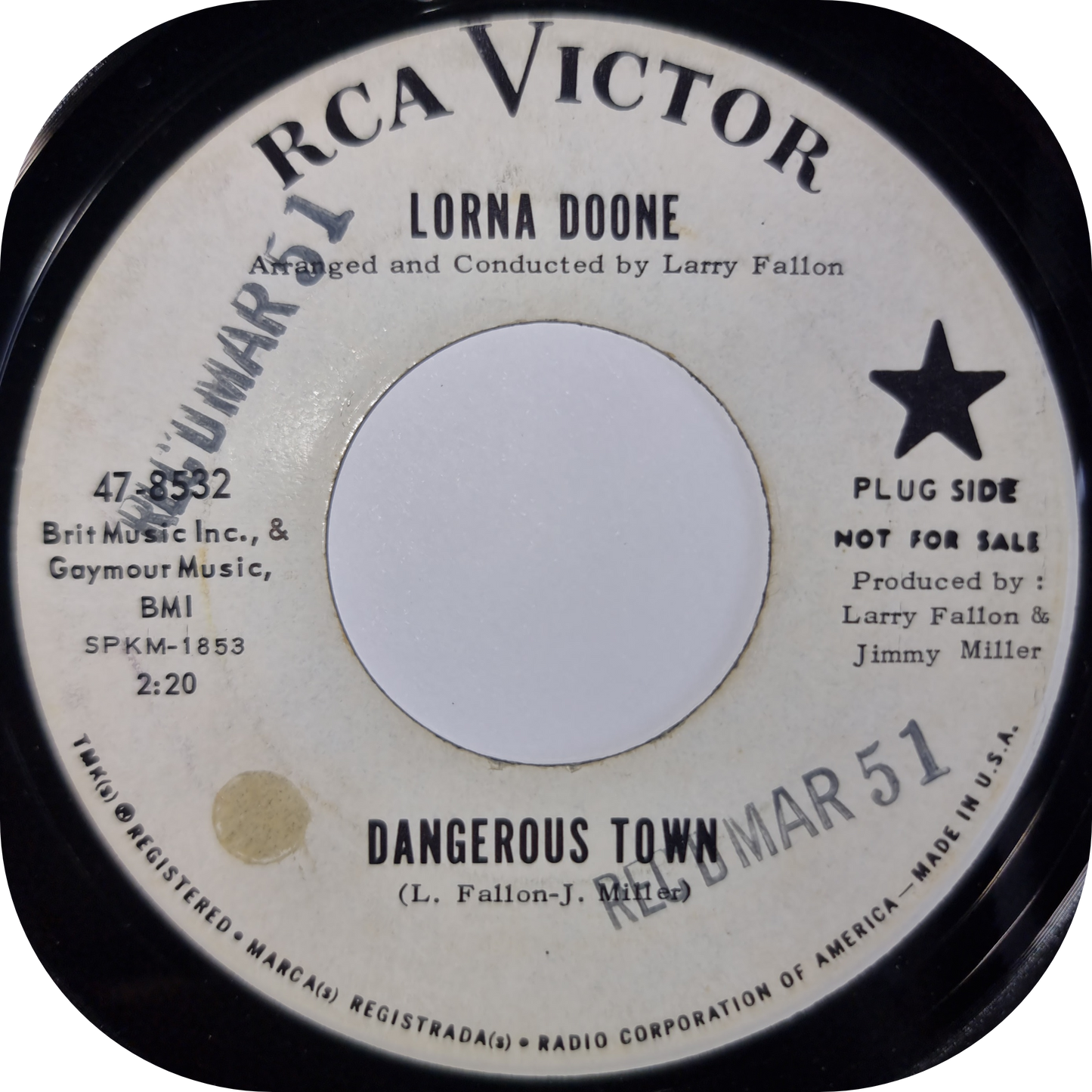 Lorna Doone - Dangerous Town - RCA DEMO