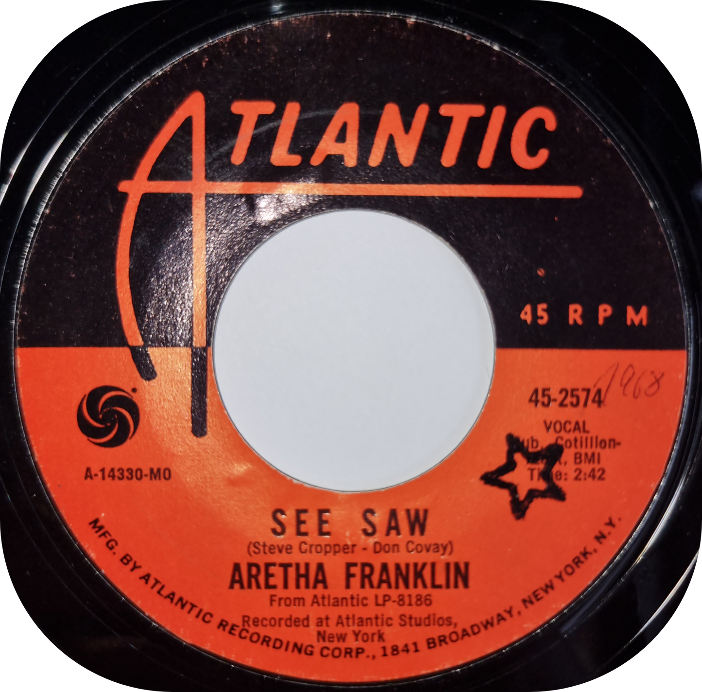 Aretha Franklin - See Saw - Atlantic