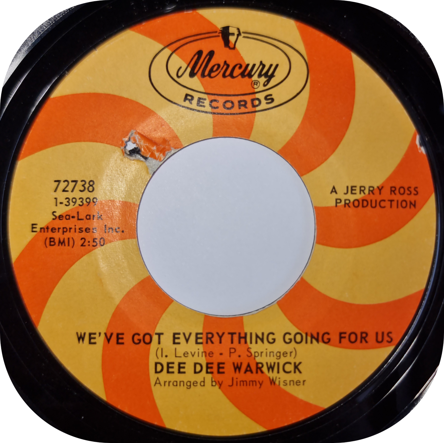 Dee Dee Warwick - Don't You Ever Give Up On Me - Mercury