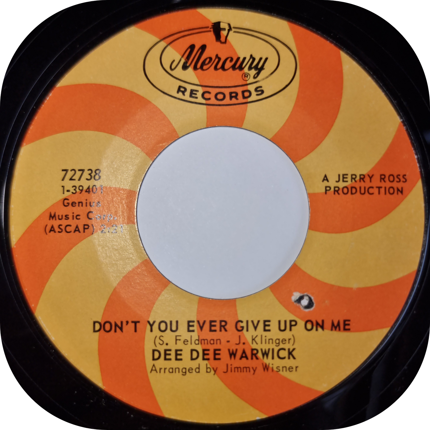 Dee Dee Warwick - Don't You Ever Give Up On Me - Mercury