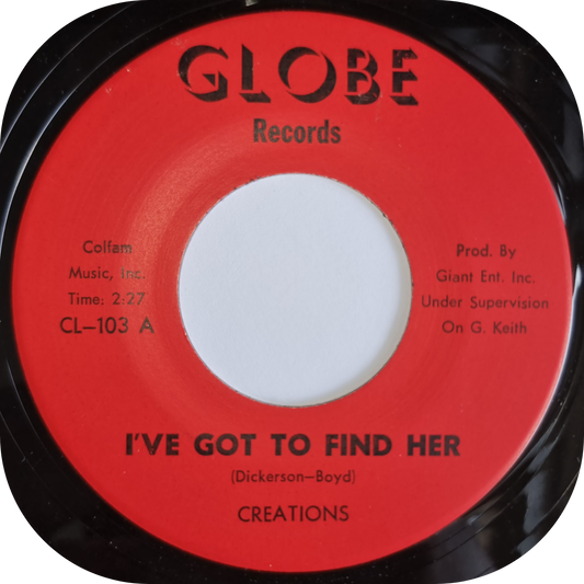 Creations - I Got To Find Her - Globe