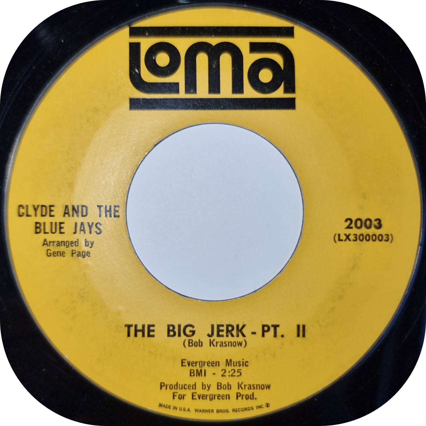 Clyde and The Blue Jays - The Big Jerk - Loma