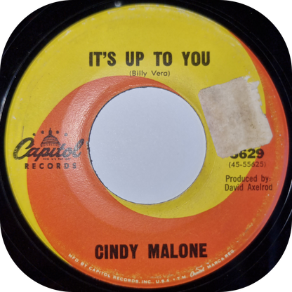 Cindy Malone - Is It Over Baby - Capitol