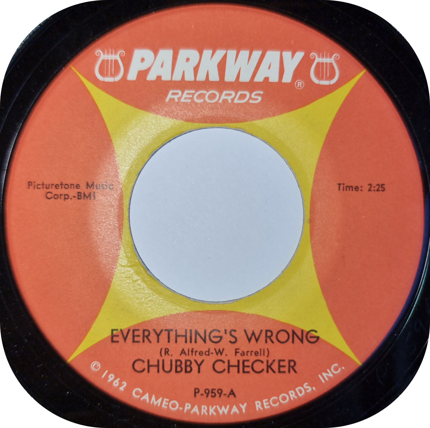 Chubby Checker - Everything's Wrong - Parkway