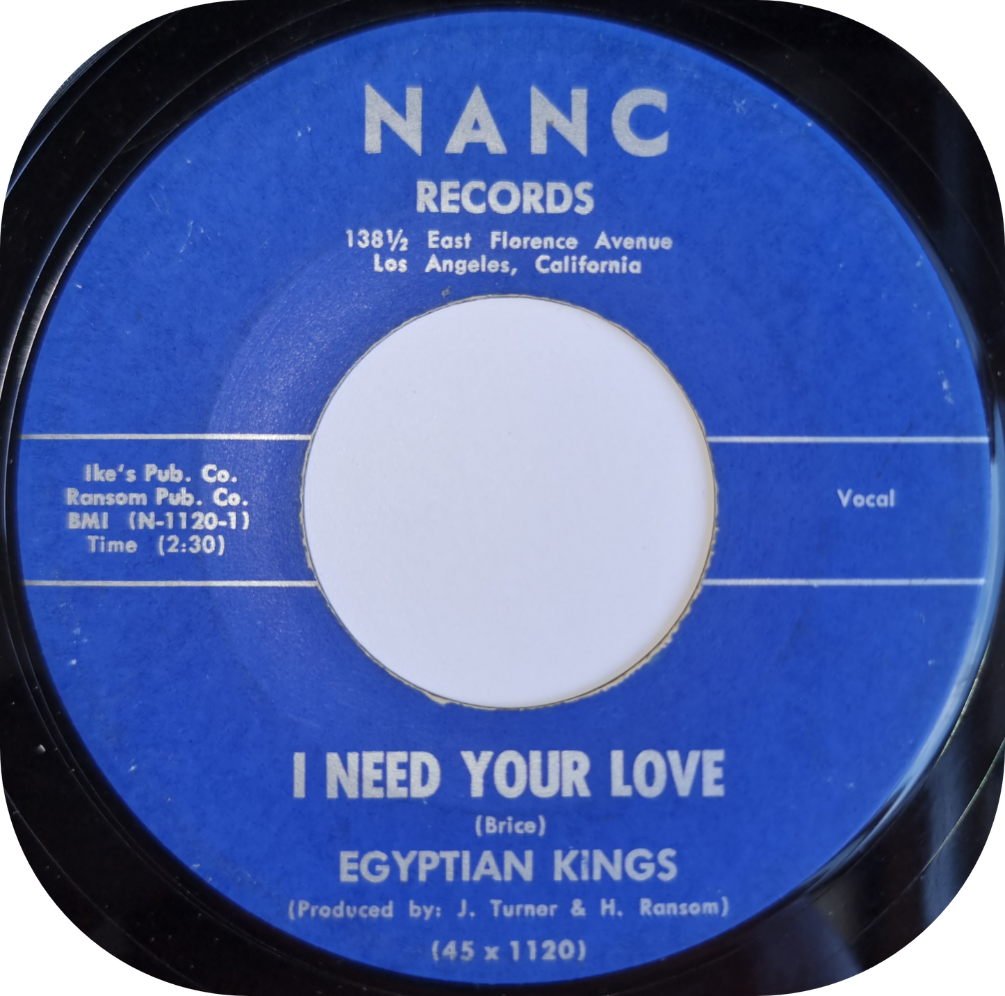 Egyptian Kings - I Need Your Love - Nanc
