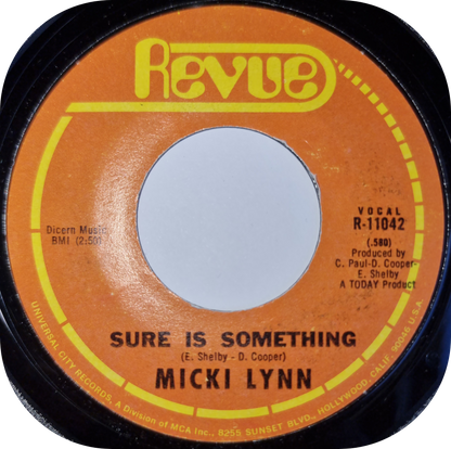 Micki Lynn - Sure Is Something - Revue