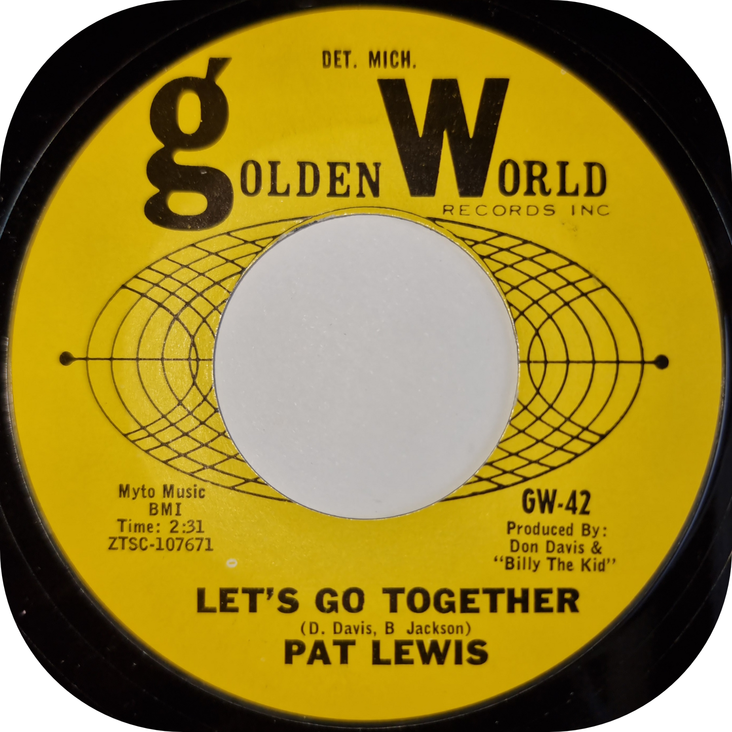 Pat Lewis - Can't Shake It Loose - Golden World