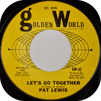 Pat Lewis - Can't Shake It Loose - Golden World