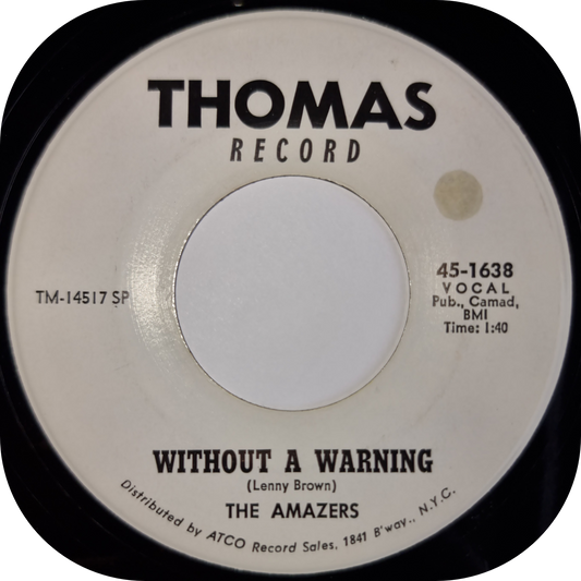 Amazers, The - Without A Warning - Thomas DEMO