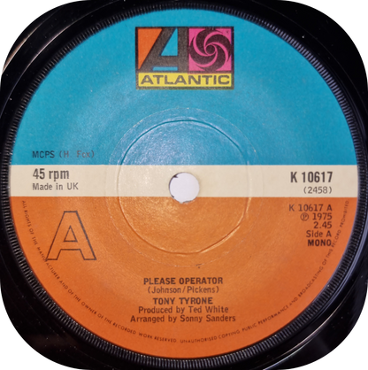 Tony Tyrone - Please Operator - Atlantic