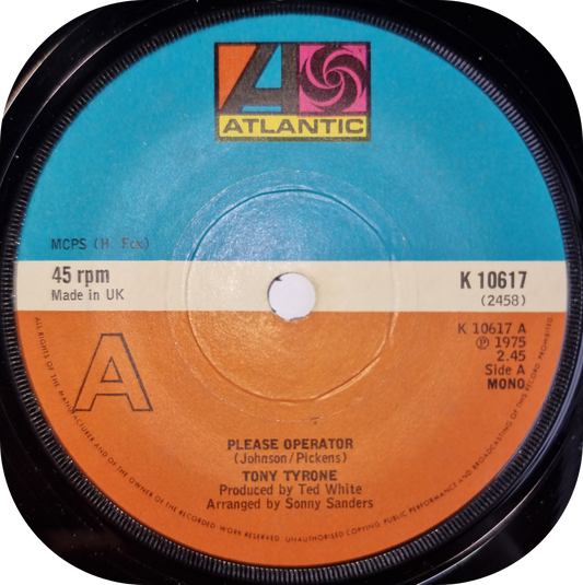 Tony Tyrone - Please Operator - Atlantic