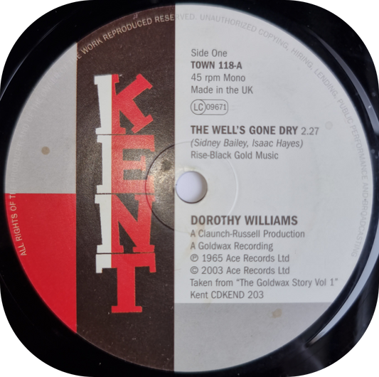 Dorothy Williams - The Well's Gone Dry - Kent