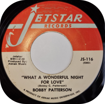 Bobby Patterson - What A Wonderful Night For Love - Jetstar