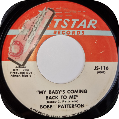 Bobby Patterson - What A Wonderful Night For Love - Jetstar