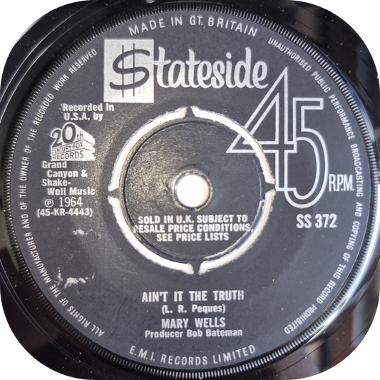 Mary Wells - Ain't It The Truth - Stateside