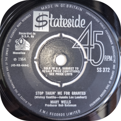 Mary Wells - Ain't It The Truth - Stateside