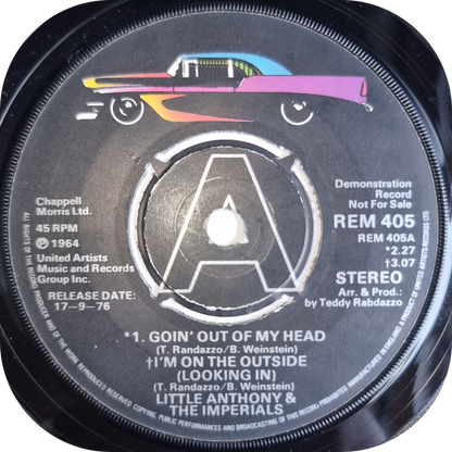 Little Anthony - Goin' Out Of My Head E.P - United Artists DEMO